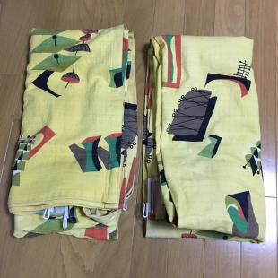 50s アトミック柄 80s ロカビリー タグ無し ドライボーンズ カーテン