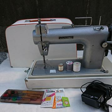 美品 JANOME ジャノメ 職業用 足踏みミシン モデル 763 ハンドクラフト