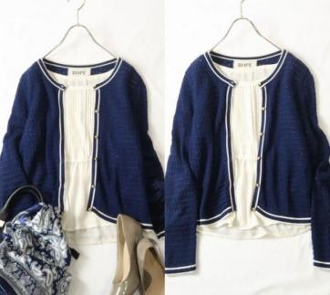 最安値，正規品 ロペ ROPE' ぺプラムブラウス アンサンブル E-M(トップス)｜売買されたオークション情報、yahooの商品情報をアーカイブ公開 - オークファン トップス