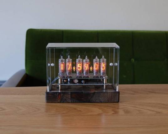 時計 ニキシー管 R u様 XREAL Nixie Clock 置時計 ニキシー菅時計