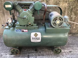 京都市発 サンコー コンプレッサー 2.2kw 3馬力 200V SANCO HV-3