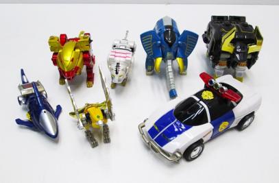 百獣戦隊ガオレンジャー パワーアニマル ６種/カーレンジャー DXサイレンダー まとめ売り 本体のみ 男の子/おもちゃ/パトカー/動物
