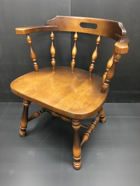 飛騨産業 飛騨家具 キツツキマーク フープバック 木製 椅子 ダイニング 