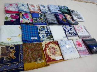 人気セール，定番 レディース ブランド ハンカチ まとめて 25枚セット セリーヌ ラルフローレン ウンガロ バレンチノ レノマ 他 大量 状態良好(女性用)｜売買されたオークション情報、yahooの商品情報をアーカ 女性用