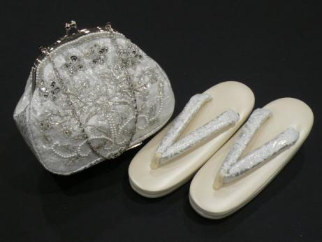 ▼三作▼新品税込　振袖　礼装用草履バッグセット　アウトレット品　F43