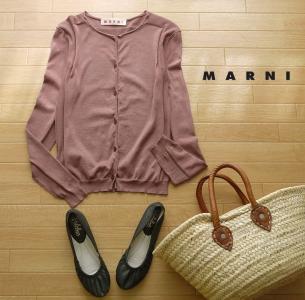 ☆マルニ MARNI 素敵なお色♪ コットンカーディガン 38 MARNI MARNI