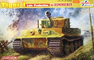 ◆+ ドラゴン Z 【絶版】 1/35 タイガーⅠ 後期型 ツィメリット 第3SS戦車連隊'トーテンコープ'第9重戦車中隊 ポーランド 1944