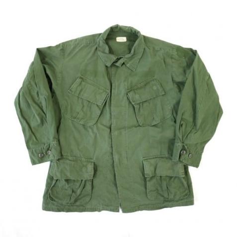 60s 米軍実物 US.MILITARY ジャングルファティーグジャケット リップス
