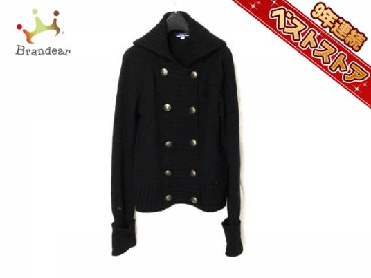 バーバリーブルーレーベル Burberry Blue Label トップス カーディガン サイズ38 M 黒 レディース