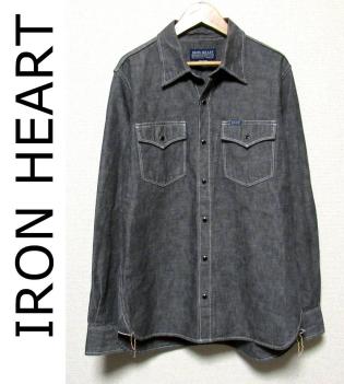 IRON HEART デニムウエスタンシャツジャケット M アイアンハート アイアンハート IRON HEART デニムウエスタンシャツ M IRONHEART