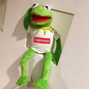 【予約受付】カーミット ぬいぐるみ supreme風 シュプリーム kermit