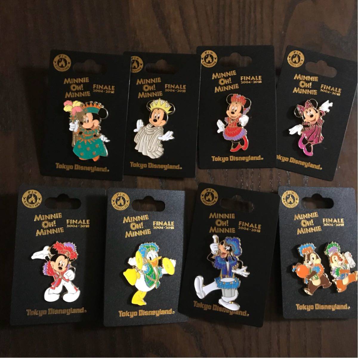 新品 ★ ミニーオーミニー ピンバッジ tdl tdr ディズニー 全種 ミニオ