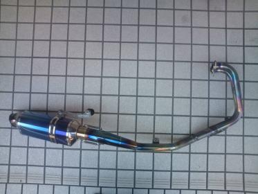 kawasaki カワサキ　ニンジャ250用BEET製フルエキマフラー　政府認証マフラー　チタン