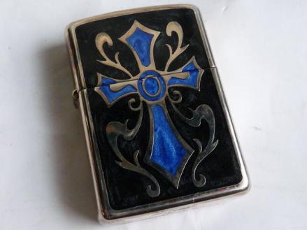 ジッポライター Zippo クロス/十字架◆アーマー/中古/2006年