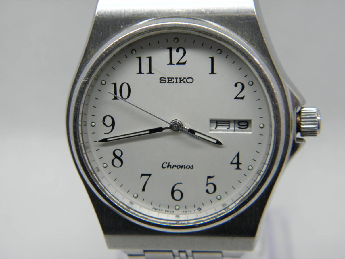 SEIKO Chronos セイコー クロノス 5H23-7D20 メンズ腕時計 デイデイト 