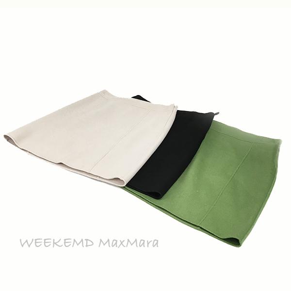 まとめ WEEKEND Max Mara Cucito a mano スカート 3点 サイズ44 クリーム ブラック グリーン ウール ウィークエンド マックスマーラ 東νKB