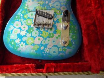 Blue Flower Fender Japan Made Limited in Telecaster – | japan '60s