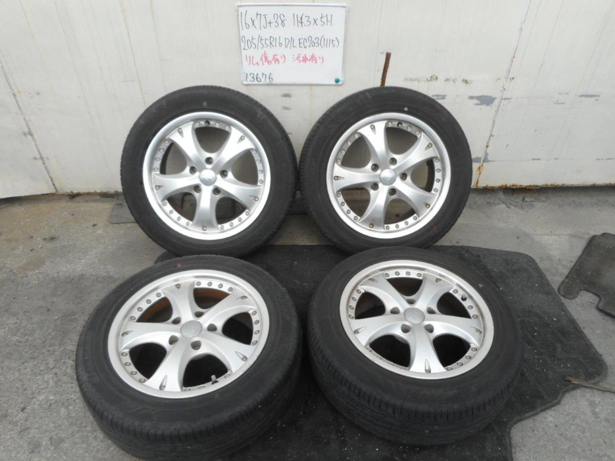 ブリヂストン BEO S03 17X7J +48 PCD100 5穴 ハブ径約73ミリ 17インチ 