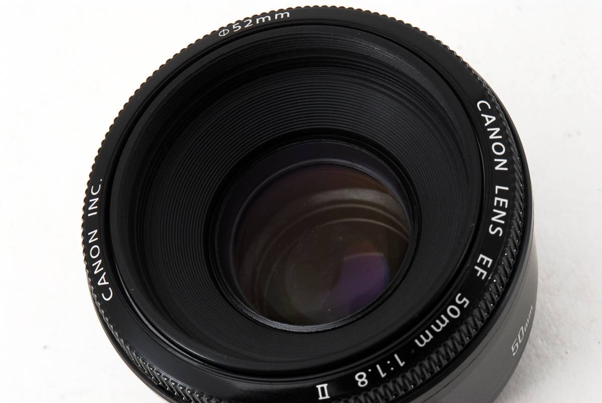 ☆ほぼ新品級☆キャノン CANON EF 50mm F1.8 Ⅱ☆絶対王者☆＃