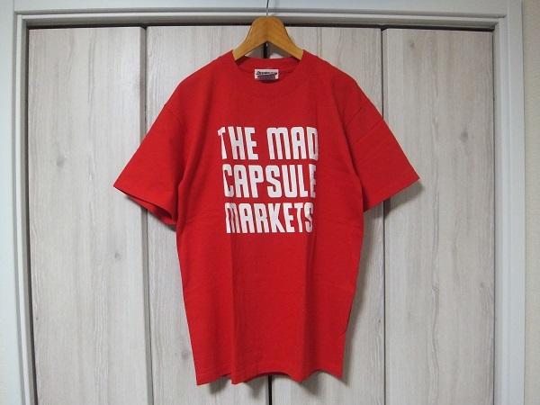 得価，SALE THE MAD CAPSULE MARKETS×TOWER RECORDS Tシャツ M 赤☆ザ