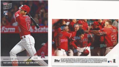0 Topps Now 大谷翔平 RC PSA メジャー初ホームラン 大谷翔平⁄Shohei
