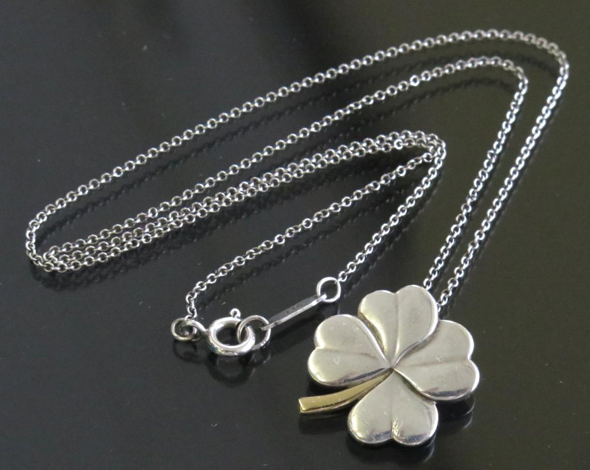 正規品 Tiffany & Co. ティファニー ネックレス 18金 SV925＆750 