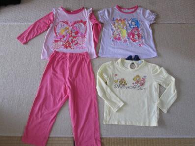 プリンセスプリキュア 光るパジャマ 100 長袖 半袖 100 95 104cm 売買されたオークション情報 Yahooの商品情報をアーカイブ公開 オークファン Aucfan Com
