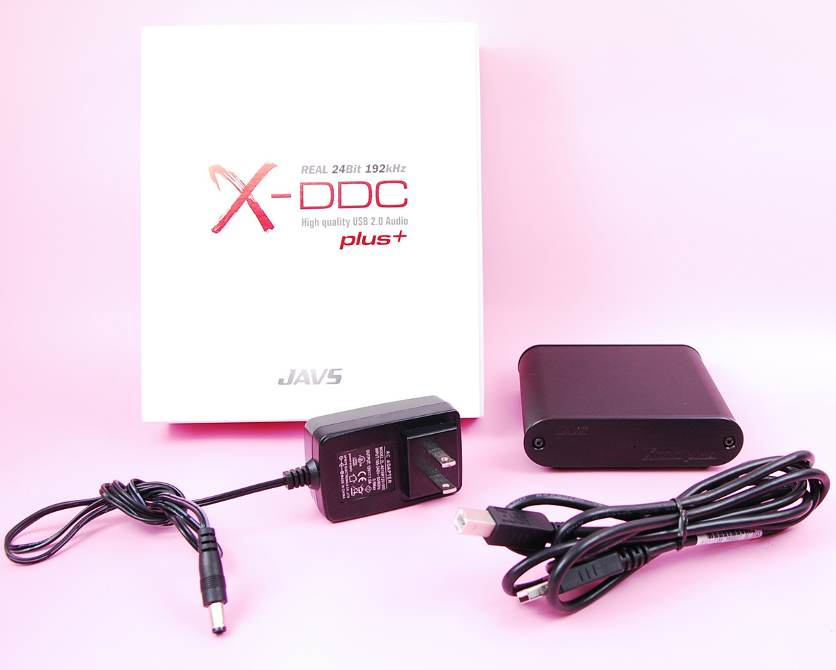 JAVS X-DDC PLUS + USB DDC ブラック ACアダプタ付