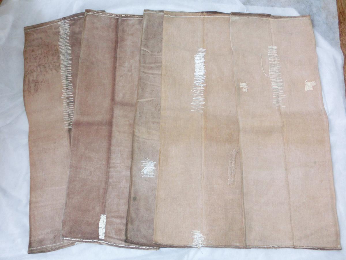 **古布　酒布　酒袋　リメイク　ハンドメイド　バッグなどの資材として　麻 **酒屋　**10枚　■C