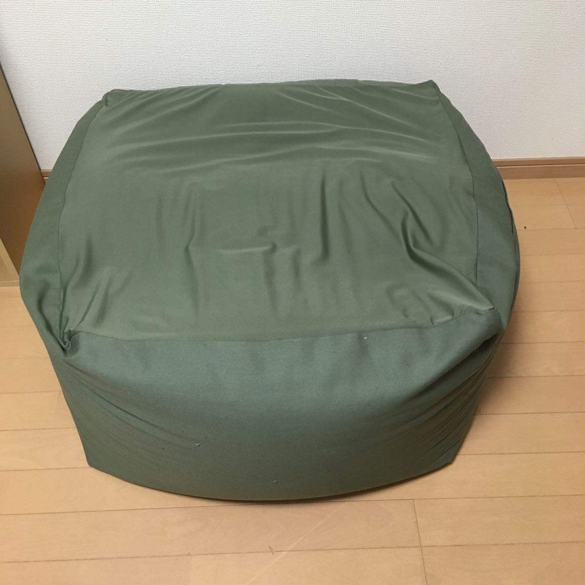 ビーズクッション キューブチェア アースカラー Mサイズ ソファ 座椅子