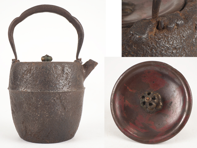 鉄瓶 銀象嵌提手 釜師(鉄製)の中古品・新品・未 -鉄瓶 2026年