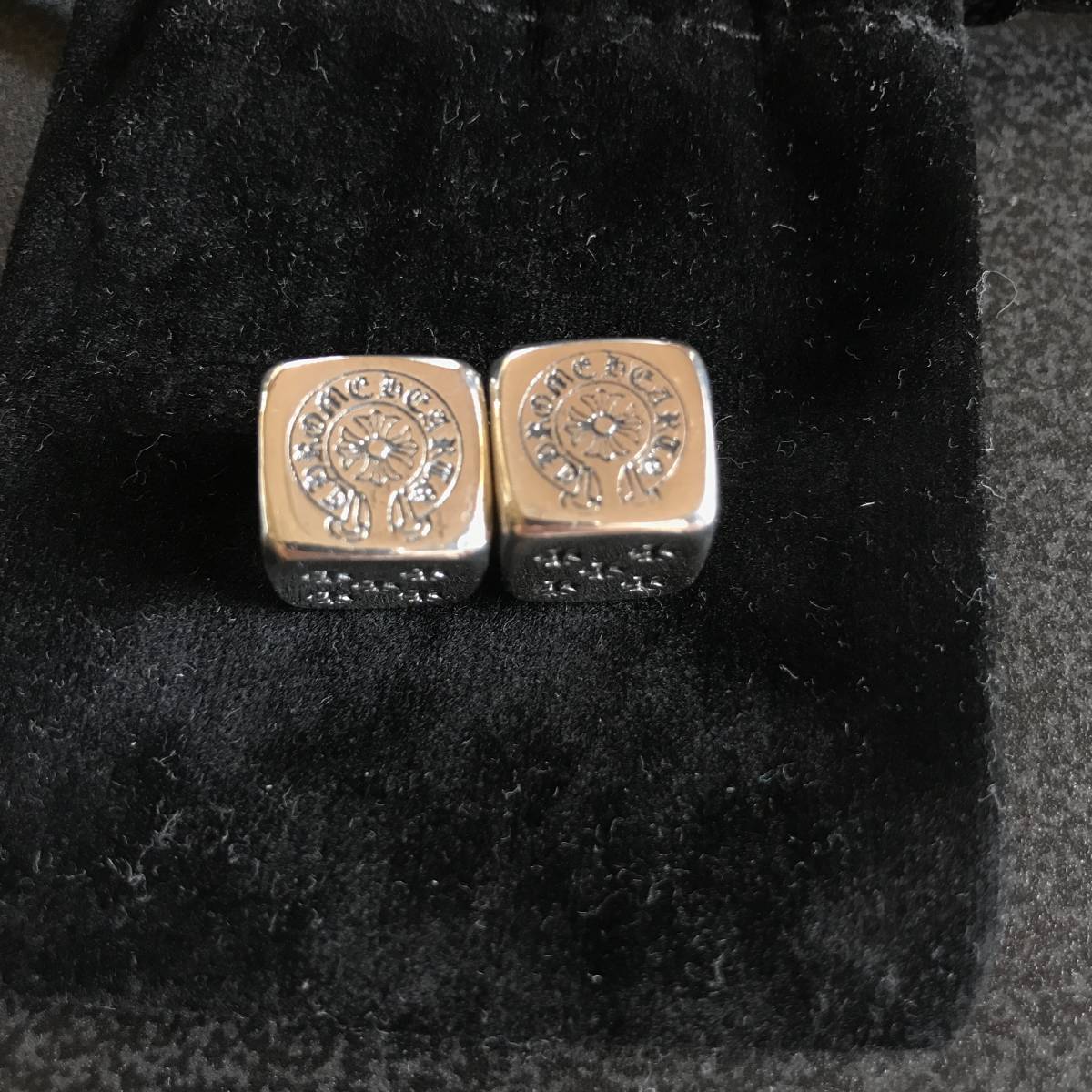 クロムハーツ CHROME HEARTS クリスマス限定 ダイス サイコロセット シルバー925 Used クロムハーツ HEARTS Hearts クリスマスギフト クロムハーツ2020クリスマス特集 ソルト