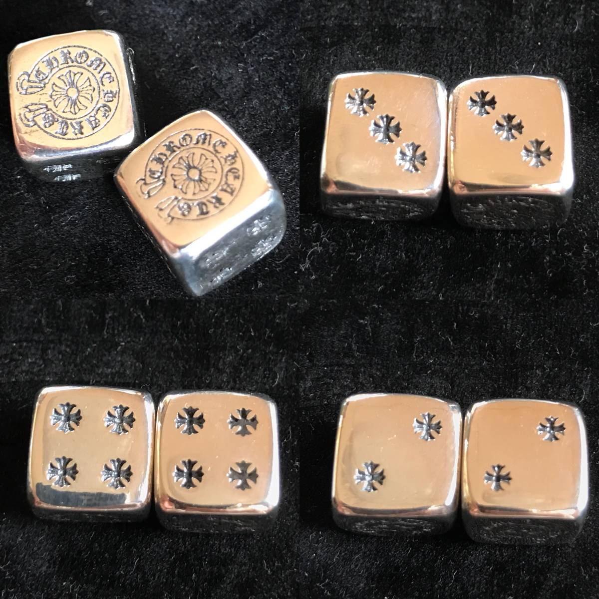 クロムハーツ CHROME HEARTS クリスマス限定 ダイス サイコロセット シルバー925 Used クロムハーツ HEARTS Hearts クリスマスギフト クロムハーツ2020クリスマス特集 ソルト