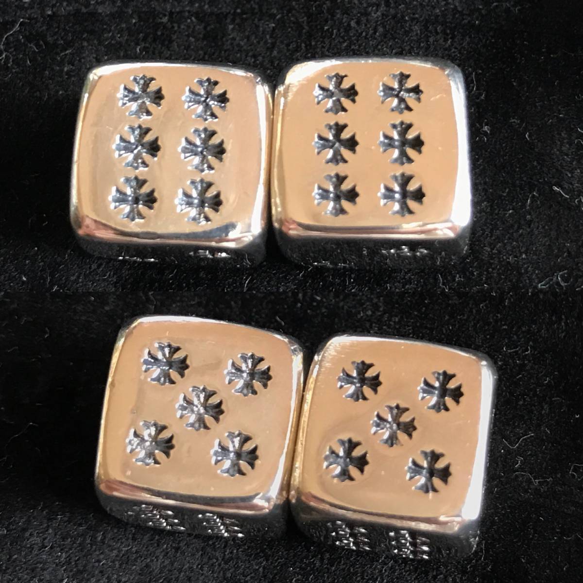 クロムハーツ CHROME HEARTS クリスマス限定 ダイス サイコロセット シルバー925 Used クロムハーツ HEARTS Hearts クリスマスギフト クロムハーツ2020クリスマス特集 ソルト