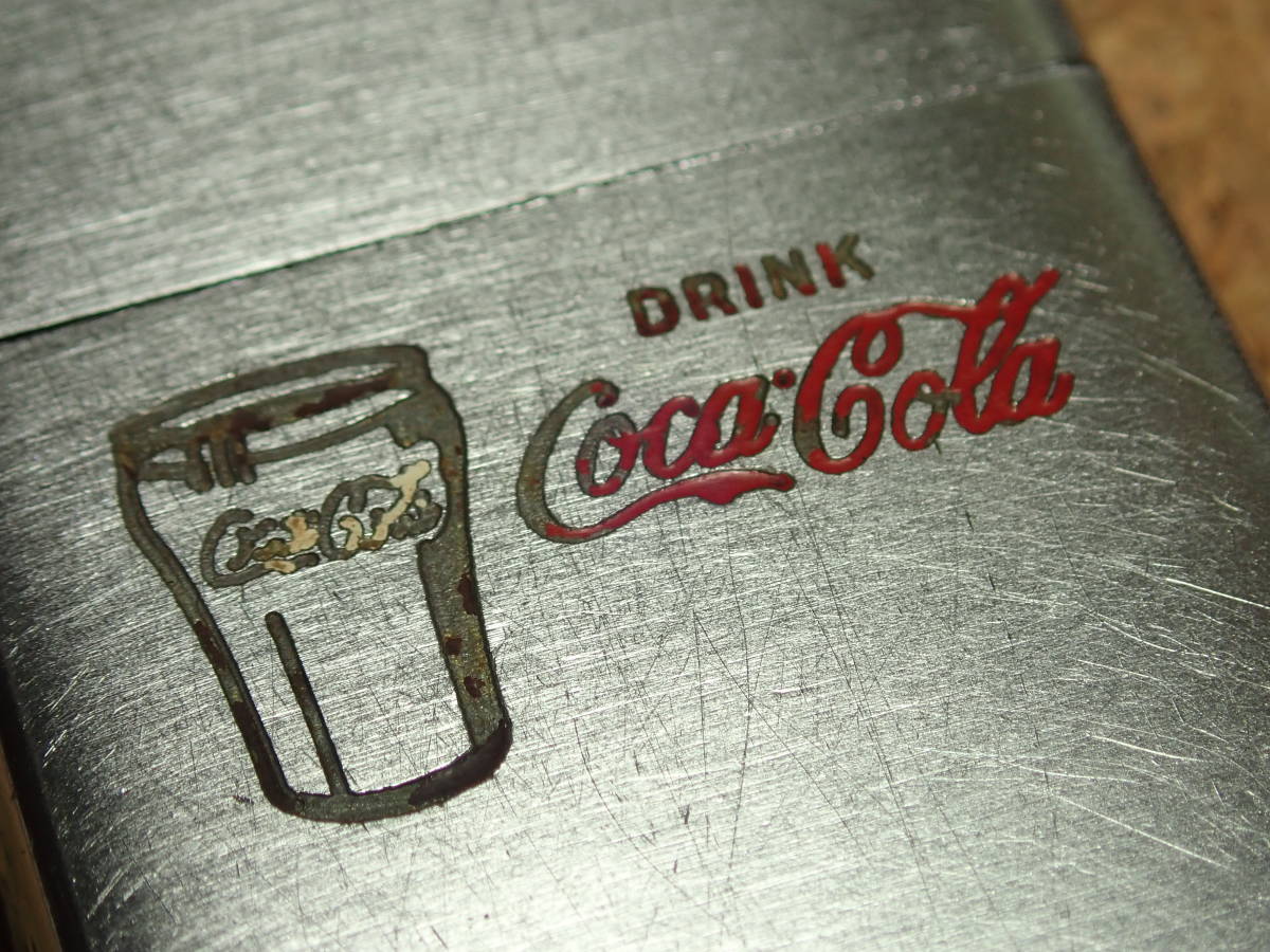 ZIPPO 1951-53年製 ジッポ スチール製 Coca-Cola コカコーラ 企業物