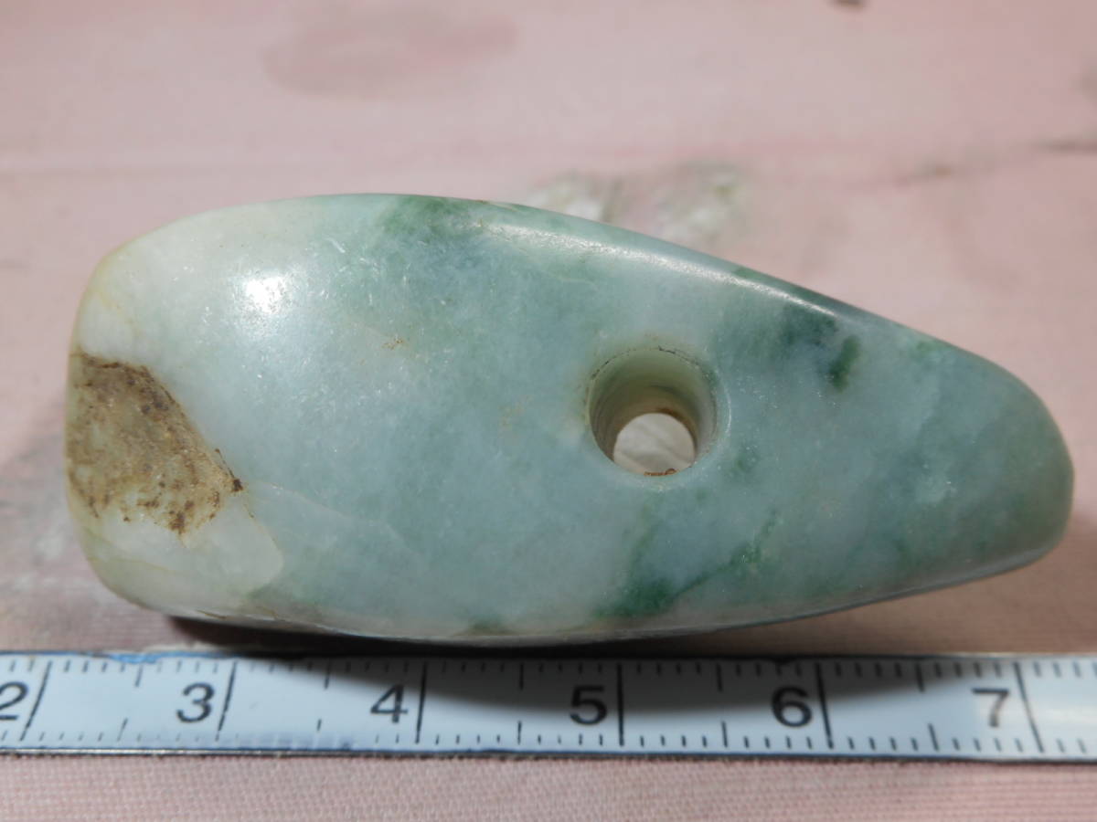 出土 根付 弥生 古墳期 大珠 石器 縄文 古墳 ろうかん糸魚川翡翠勾玉 縄文