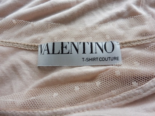 VALENTINO ヴァレンティノ レース Tシャツ　フラワー 　サイズ4 VALENTINO レース ヴァレンティノ 2021-2022 新品同様 ブルー