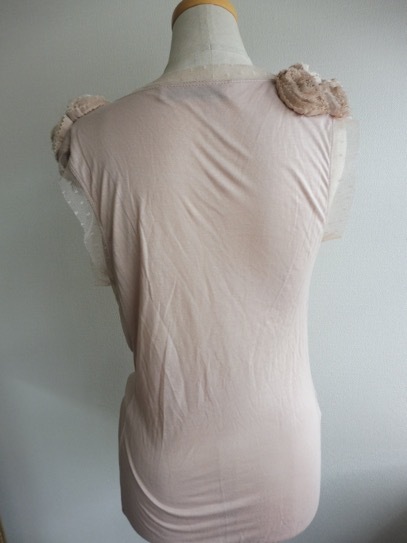 VALENTINO ヴァレンティノ レース Tシャツ　フラワー 　サイズ4 VALENTINO レース ヴァレンティノ 2021-2022 新品同様 ブルー