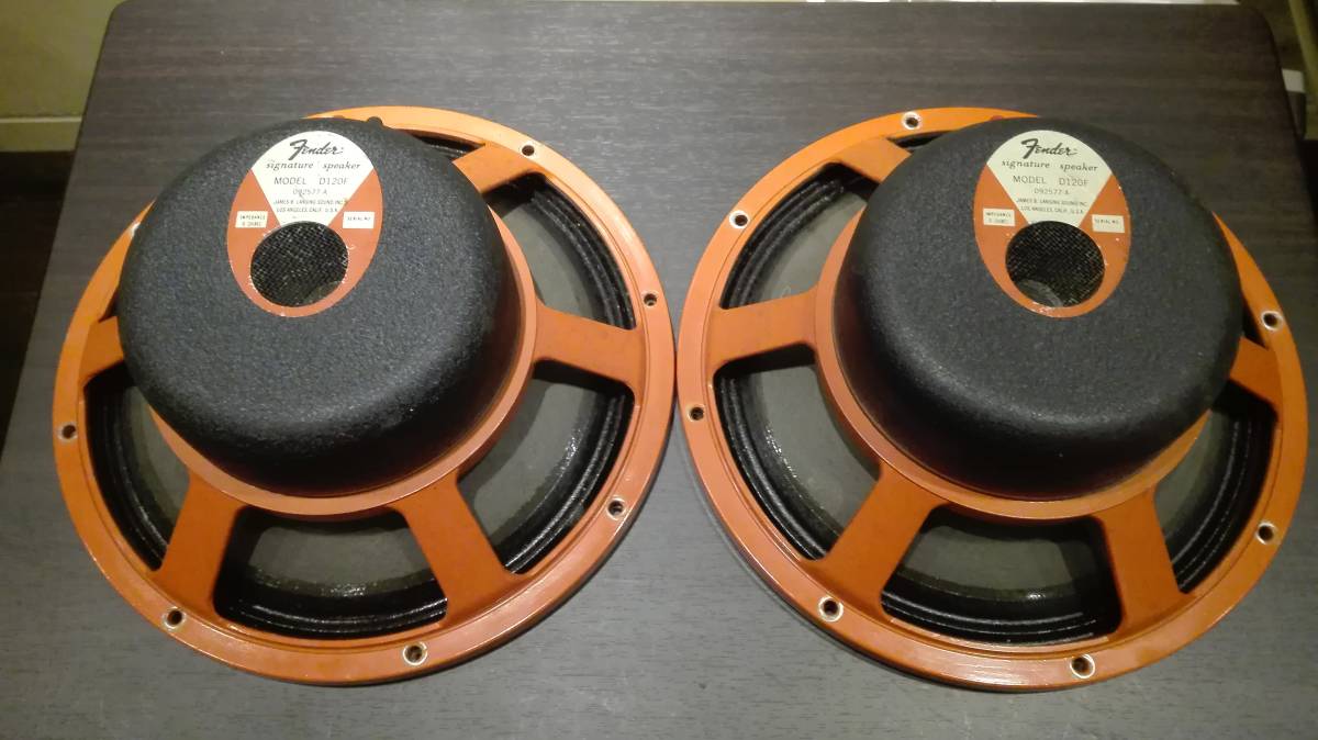 D120F JBL Fender Speaker orange eBay 貴重 ペア 8Ω ヴィンテージ