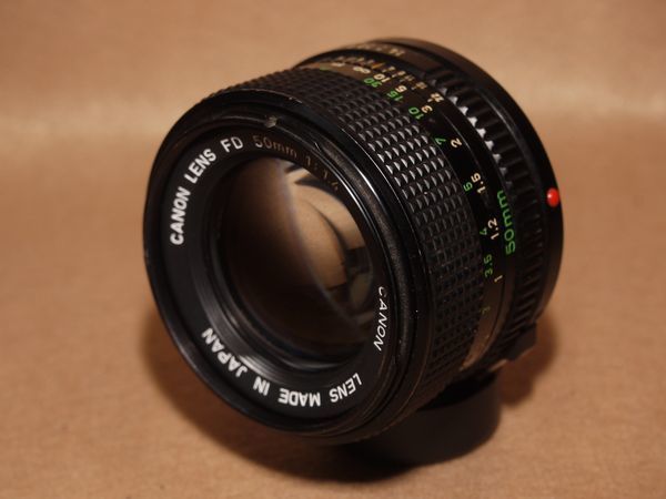 【B級レンズ】Canon New FD50mm F1.4