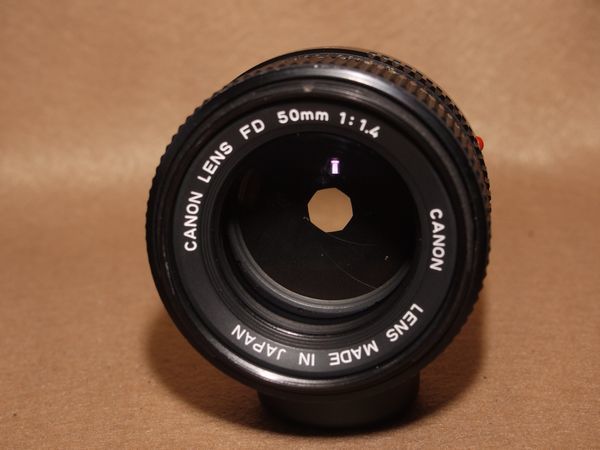 【B級レンズ】Canon New FD50mm F1.4