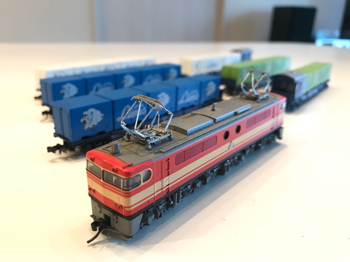 限定品 KATO製西武鉄道E851形ライオンズコンテナセット Nゲージ ス*ス