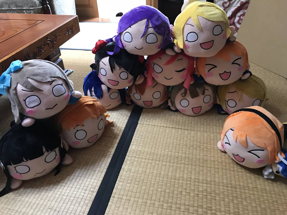 ラブライブ! メガジャンボ 寝そべりぬいぐるみ 全9種セット ハイパー