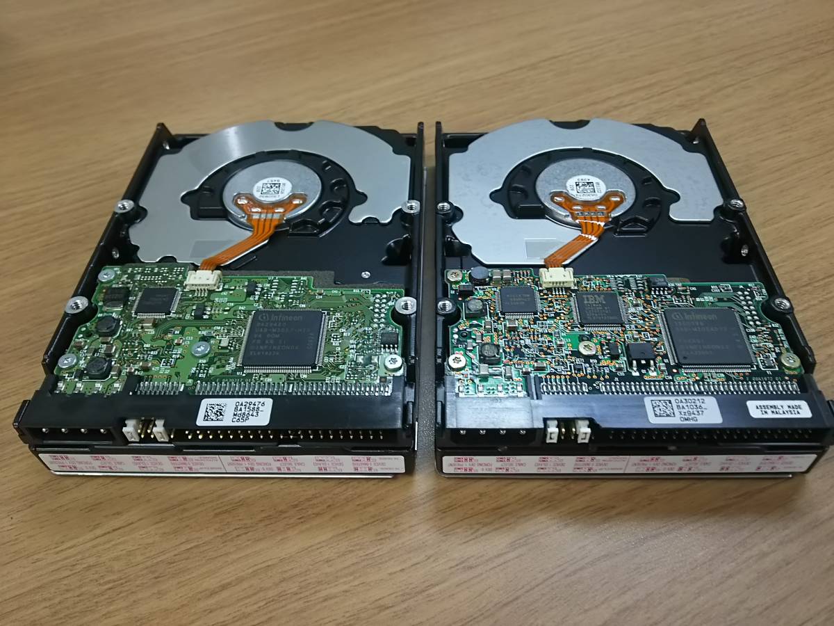 内臓HDD/3.5インチ/250GB/PATA/IDE/HITACHI/正常動作品X2個 【公式通販】