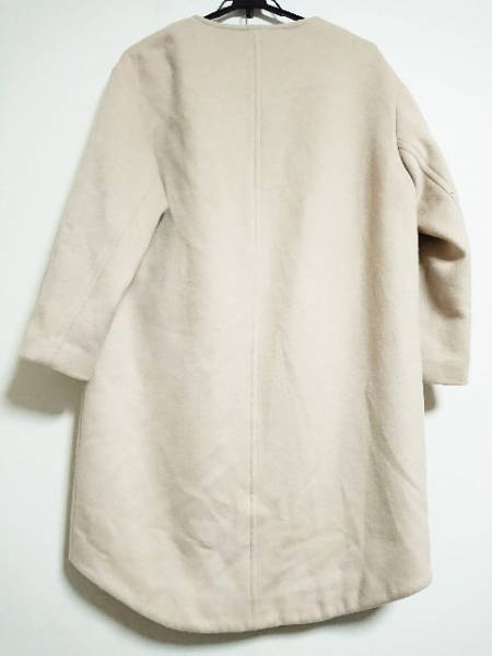スピック&スパン Spick&Span コート サイズ38 M ベージュ レディース 冬物/ジップアップ 新品同様 0 コート \u0026 「Spick スパン） ゆったり