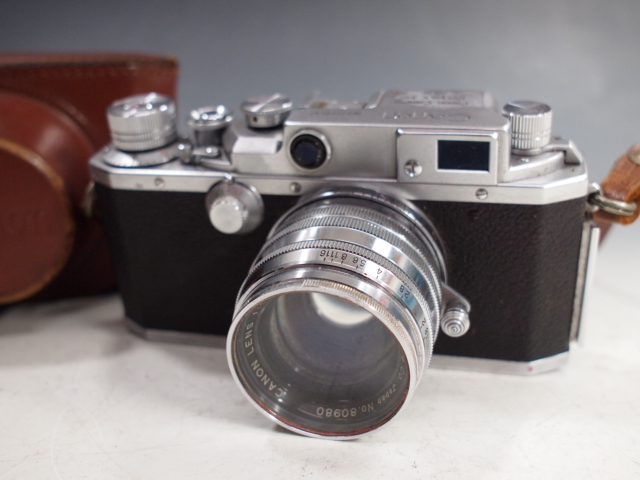 ◇Canon【Ⅳ-Sb】+レンズ【CANON LENS f:1.8 50mm】 現状・ジャンク
