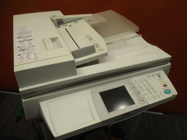 [A48089] NEC PR-MW-SC51 A3対応 スキャナユニット 高速読取り ADF ▼カウンター多し▲ 対応プリンターと接続してコピーシステム簡単構築