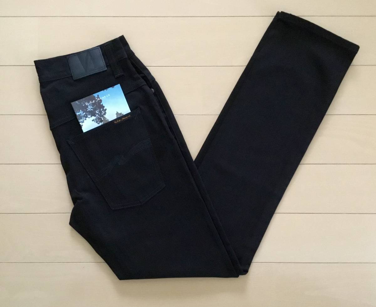 【新品，新作登場】 NUDIE JEANS ヌーディージーンズ THIN FINN ORG. BLACK RING 正規 30 31(ヌーディージーンズ)｜売買されたオークション情報、yahooの商品情報をアーカイブ公開 - オークファン ヌーディージーンズ