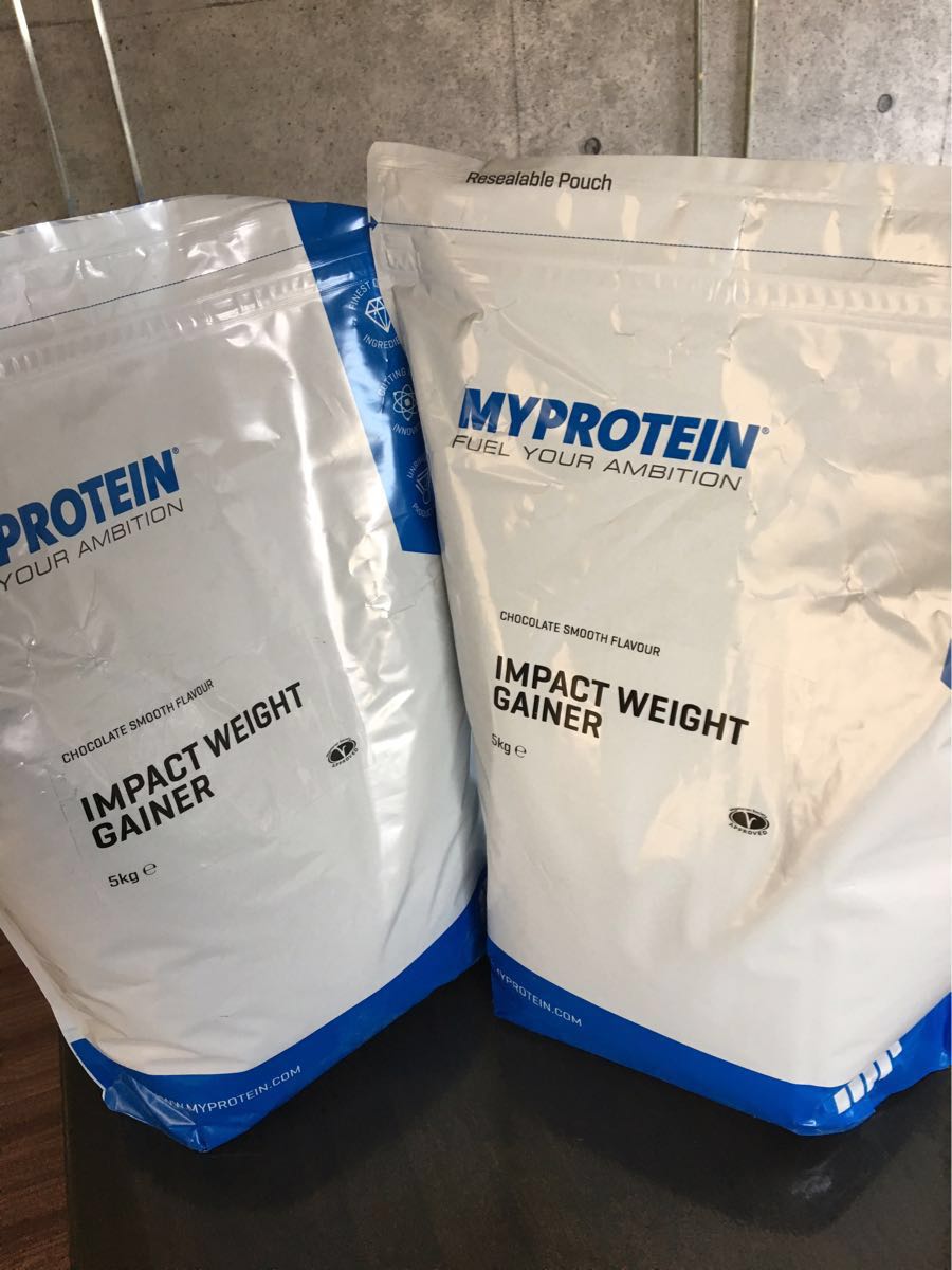 プロテイン MyProtein IMPACT Whey Gainer 5kg チョコレート