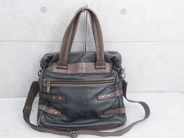 ◇ Cole Haan コール ハーン 2WAY ショルダー ハンド バッグ ブラウン 